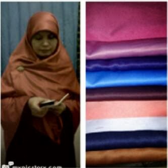 Jilbab segi empat katun velvet - Grosir Baju Gamis Terbaru Murah