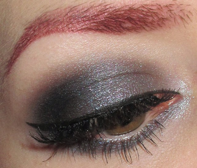 Glitter is my Crack: Silver, Gray and Blue Eye Makeup Look