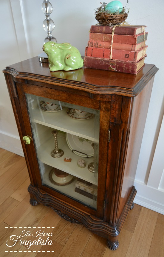 Antique Radio Cabinet Refreshed From The Inside Out The Interior