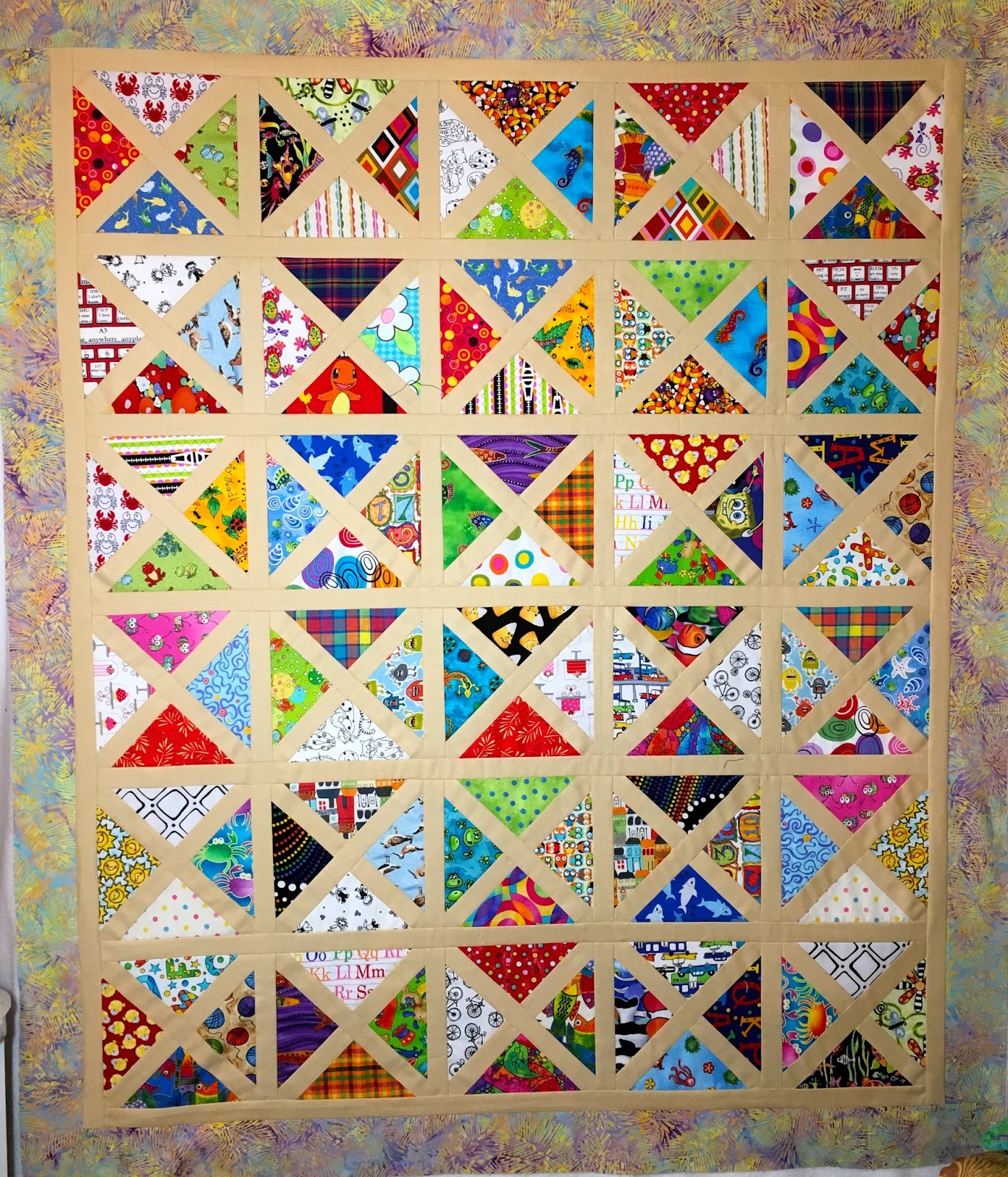 Susan's Quilt Creations Triangle Treasures (Baby Quilt) x 2