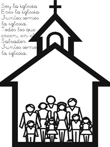 sgblogosfera amigos de jesús somos iglesia adviento para colorear