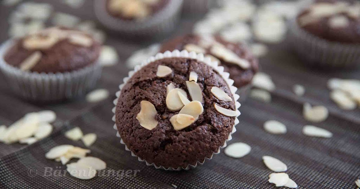 Bärenhunger: Schokoladen Mandel Muffins