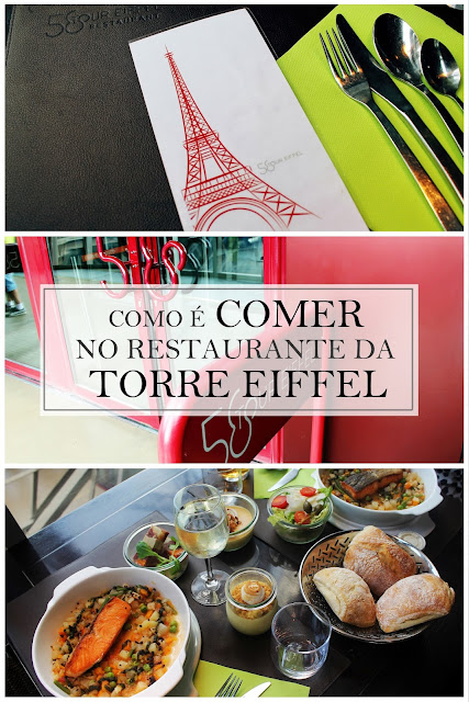 Drawing Dreaming - como é comer no restaurante 58 Tour Eiffel