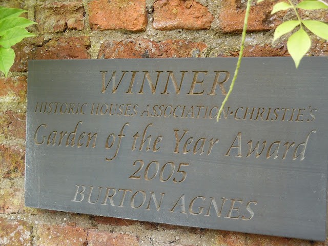 Burton Agnes Hall & Gardens Garden of the Year Award