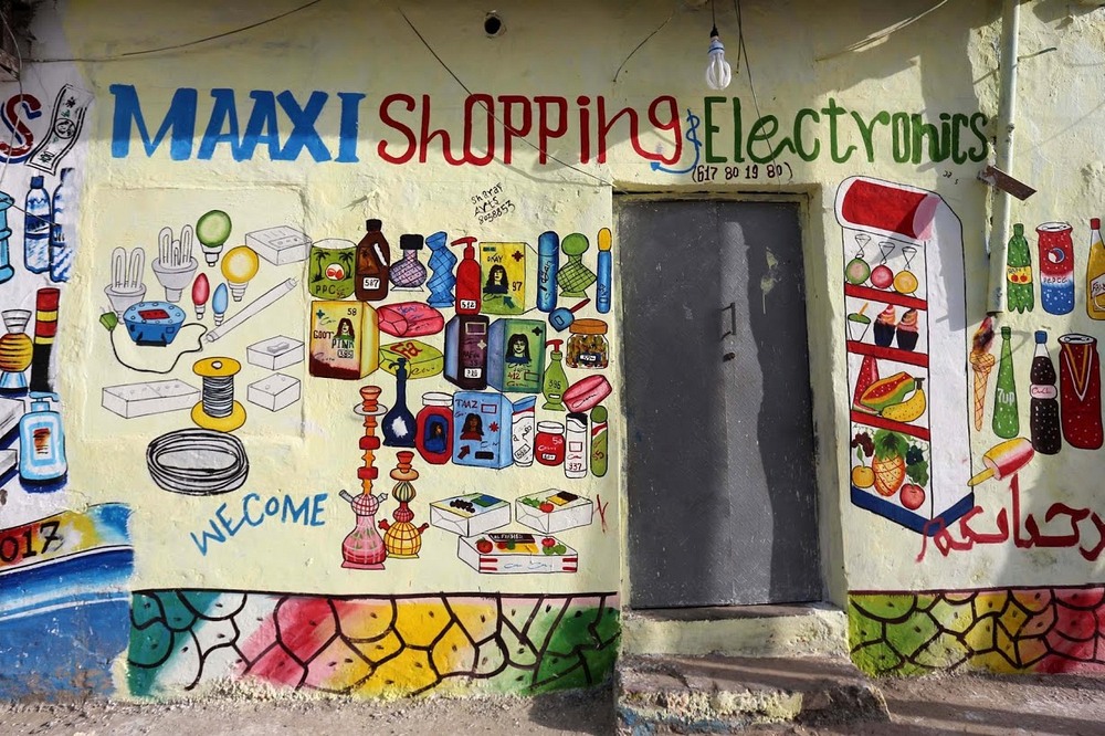 somalia storefront murals