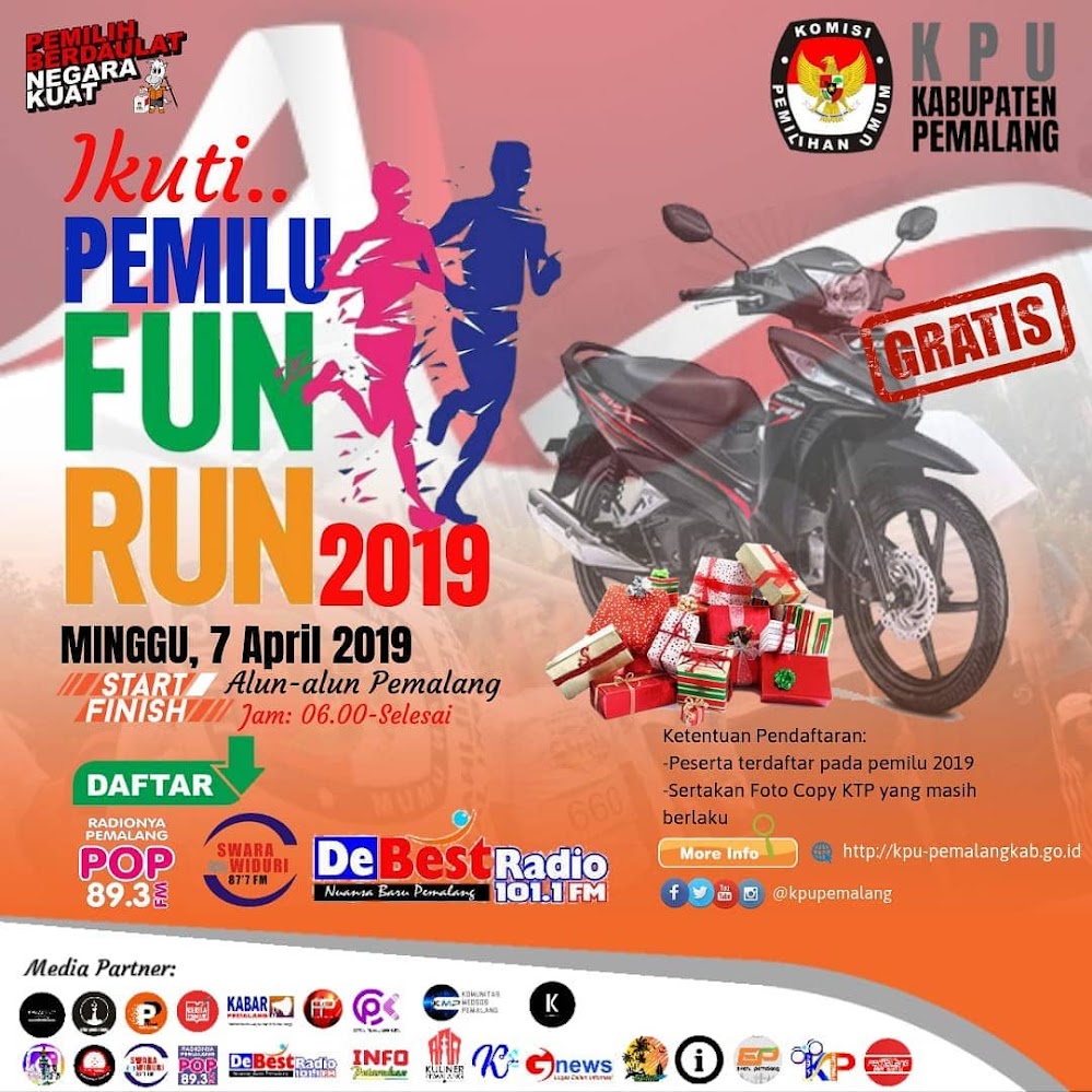 Pemilu Fun Run - Pemalang • 2019 Pemilu Fun Run - Pemalang • 2019