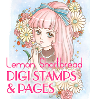 Lemon Shortbread Digi Stamps & Pages