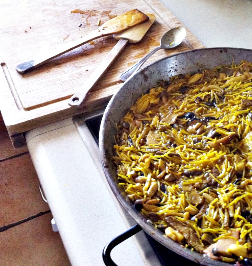 La cocina de Mª Eugenia FIDEUÁ CON SETAS VARIADAS Y FOIE La cocina de Mª Eugenia FIDEUÁ CON SETAS VARIADAS Y FOIE