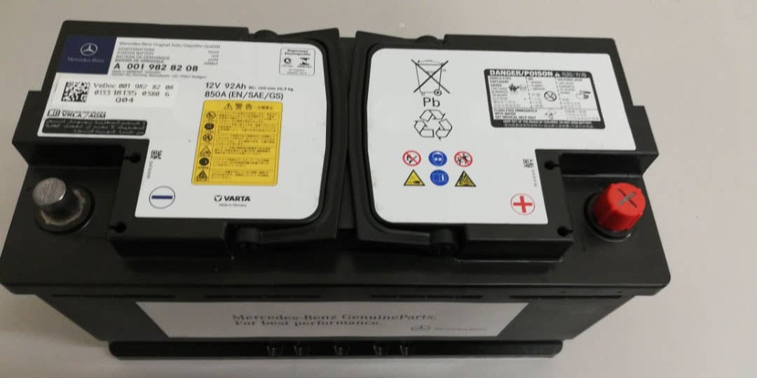 Glow Battery Mercedes Benz Original Batteries VARTA (Germany)