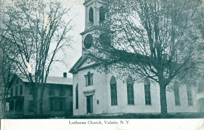 Old Pictures of Columbia County NY Lutheran Church, Valatie NY