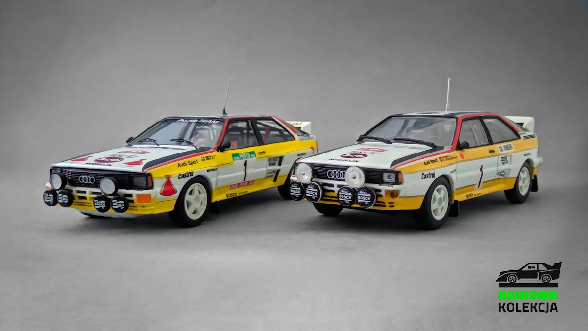 Trofeu vs. Minichamps Audi Quattro A2, 1984