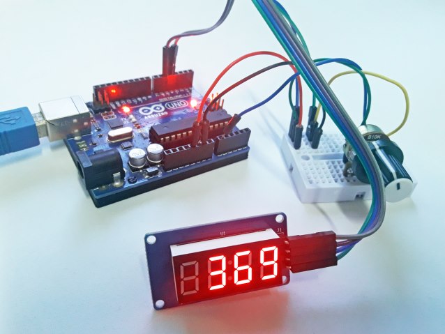 Arduino e módulo TM1637 Arduino e módulo TM1637