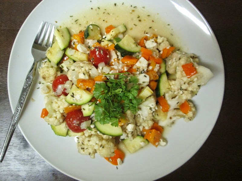 a girl eats world Marinated Vegetable Salad