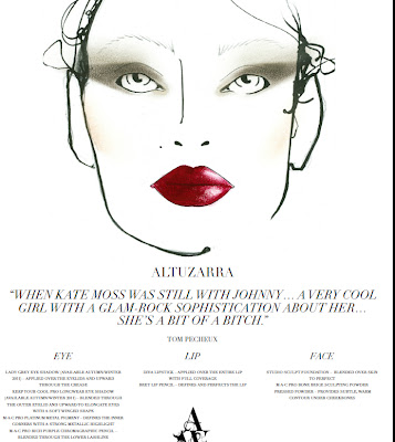 MAC Autumn/Winter '11 Daily Face Charts for February 12th - The Shades Of U