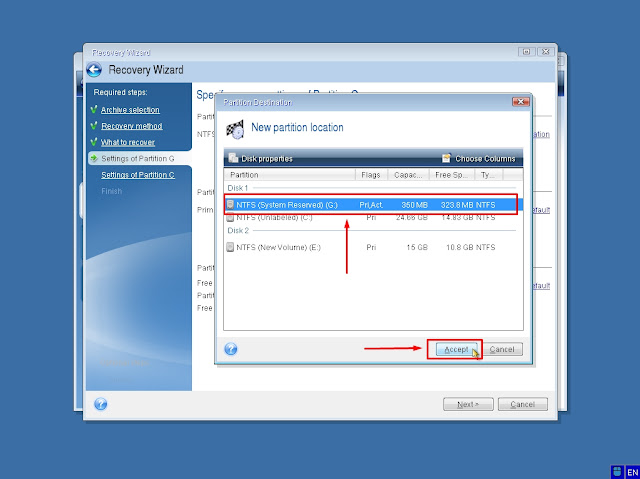 Tips, Langkah-Langkah Backup dan Restore Windows Dengan Acronis True Image (Part 2)