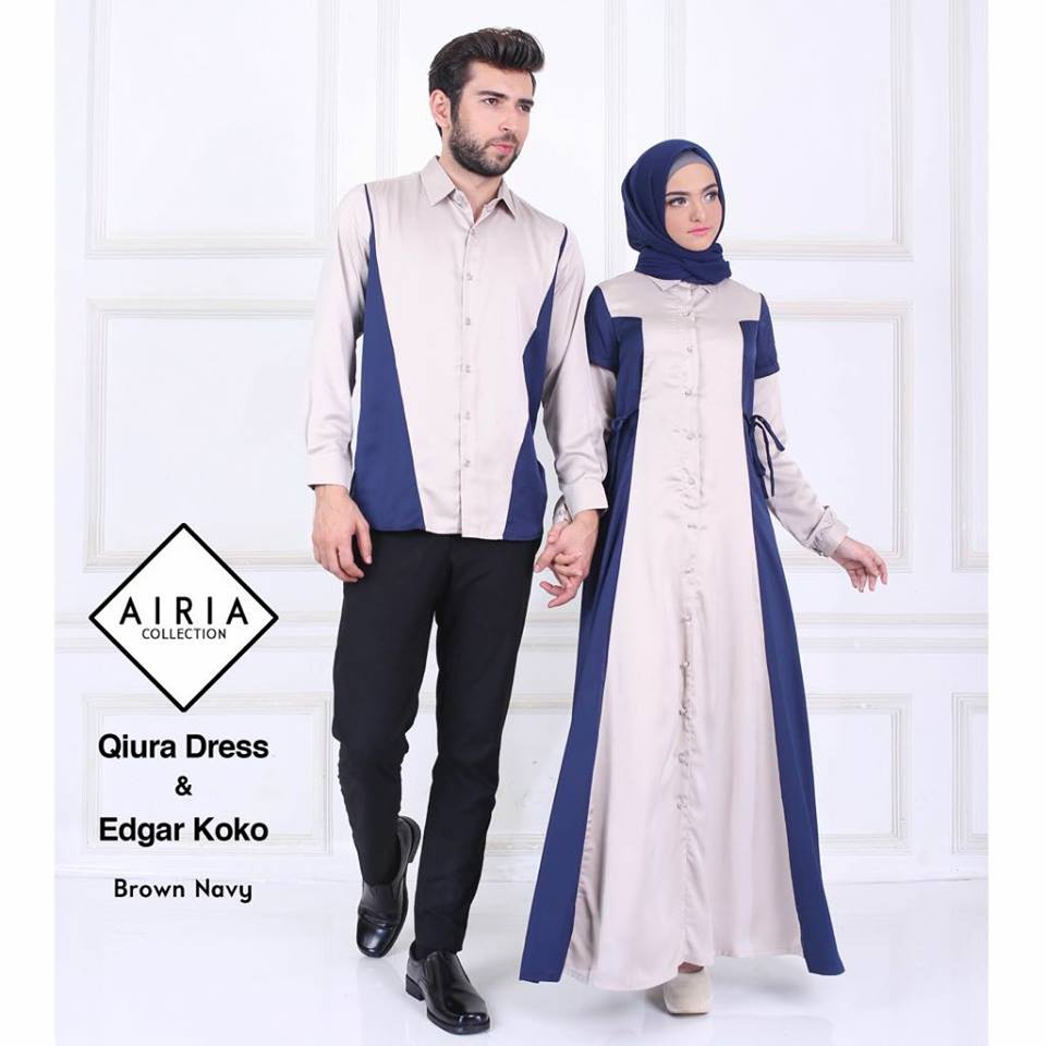 Baju Kondangan Couple Dua Warna