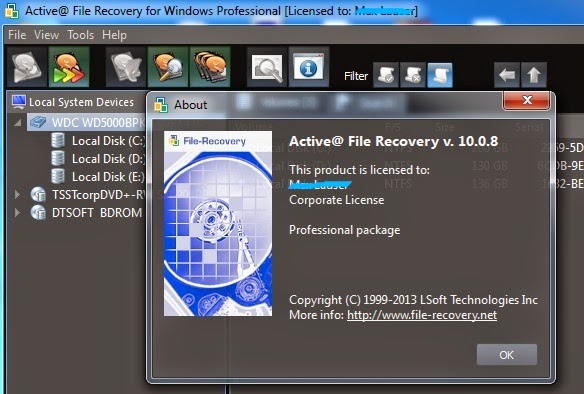 Active File Recovery Pro 10 Full Key โปรแกรมกู้ข้อมูลตัวเต็มฟรี