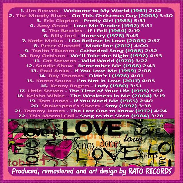 Cd Love song for ever-vol.9 Back