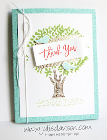 Thoughtful Branches Summer Thank You Card #thoughtfulbranches #stampinup