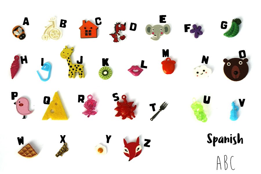 TomToy Multilingual ABC trinkets Spanish