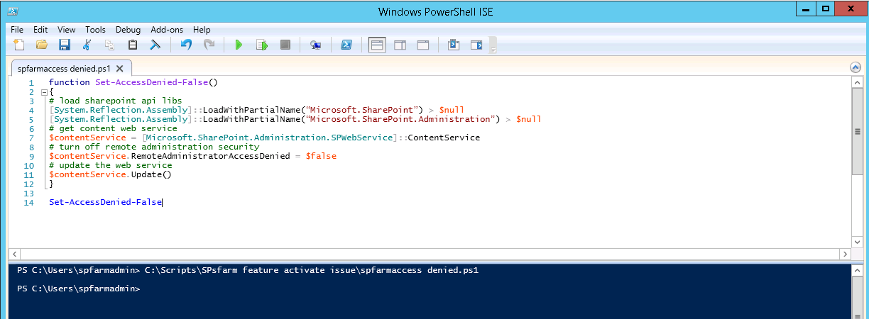 Sharepoint Powershell Activate Feature