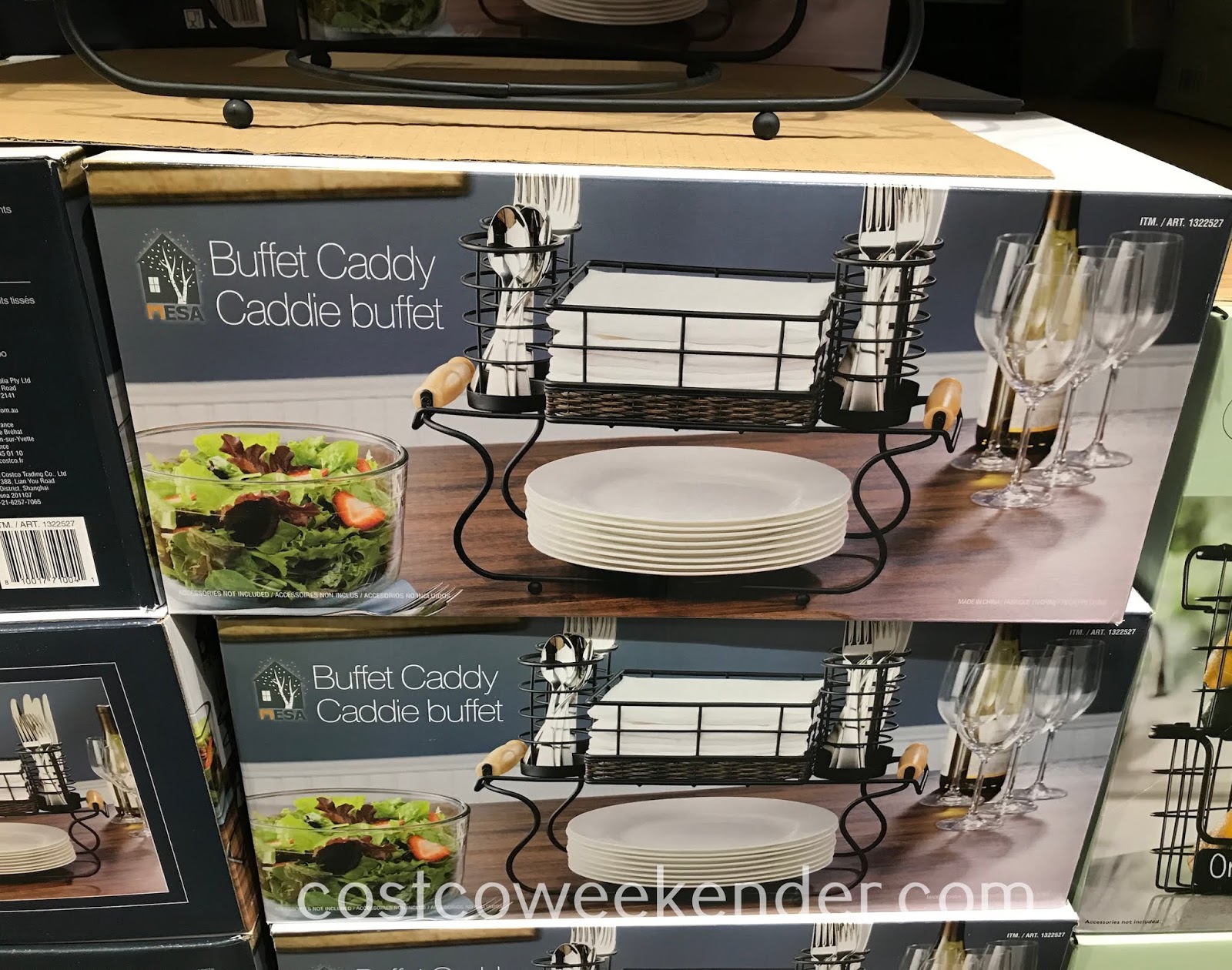 Mesa Buffet Caddy Costco Weekender