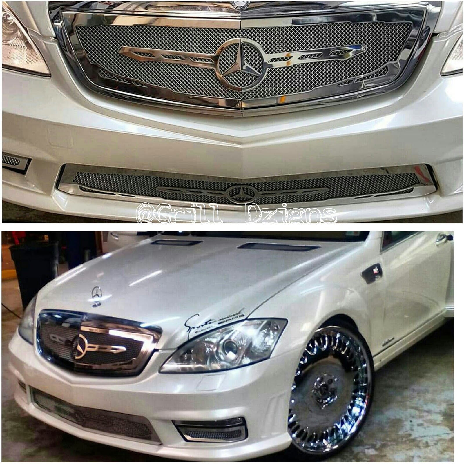 Ace1 Mercedes S550 Grill Done by GRILL DZIGNS Call/Text 8139222776