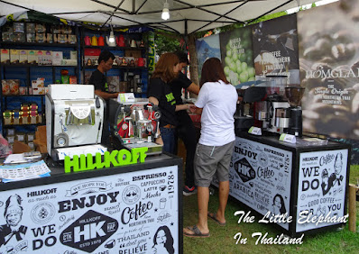 Coffee Market in Nan, North Thailand