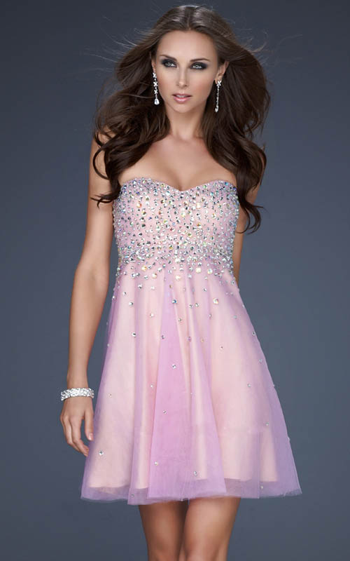 homecoming dazlling prom dresses 2013: Lavender Sequin Top Empire Waist ...