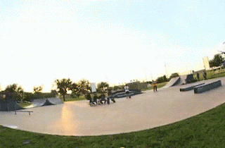 skatepark trick jump win