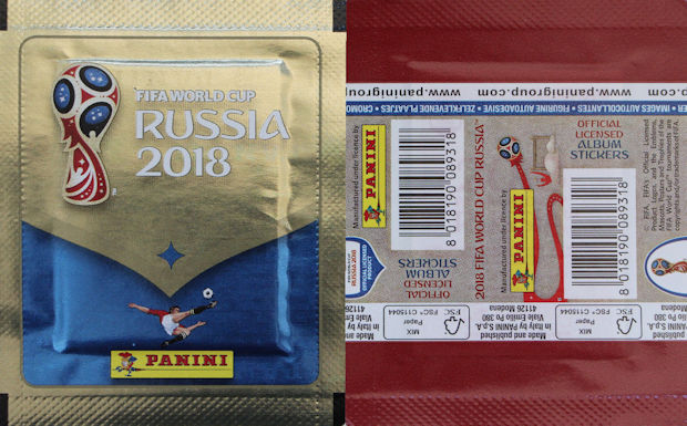 Mannschaftspaket Spanien Sticker 133-151 Panini WM 2018 Russia Sticker 