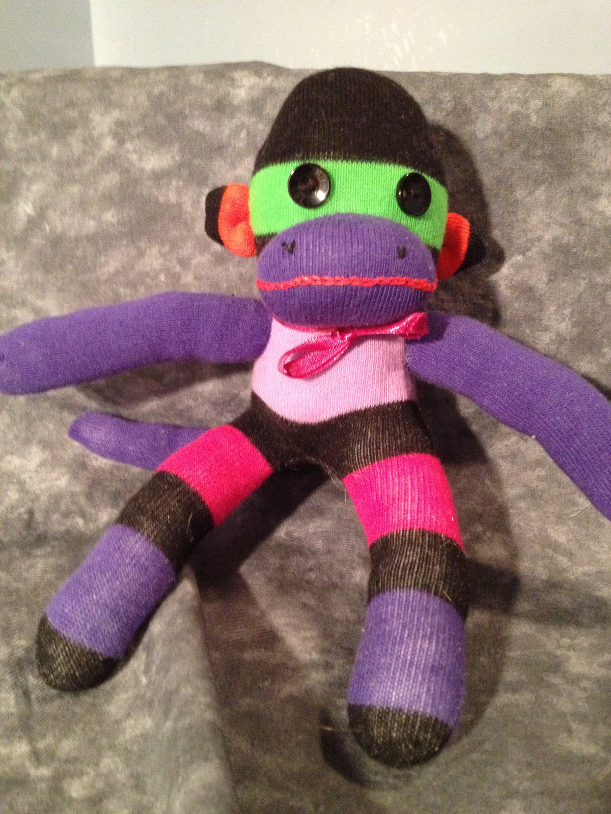 Dani... Black Belt Stitching Wizard Sock Monkey!!!! And Some Finishing