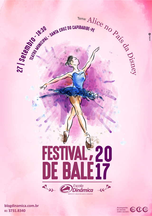 Escola Dinâmica realizará Festival de Balé em setembro