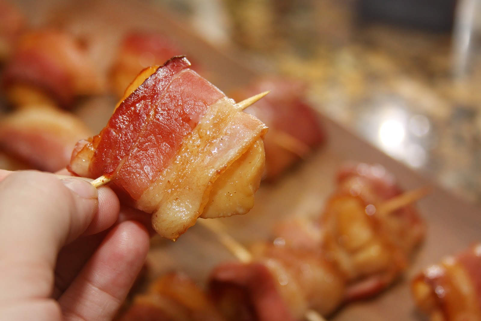 For the Love of Food Teriyaki Bacon Wrapped Scallops