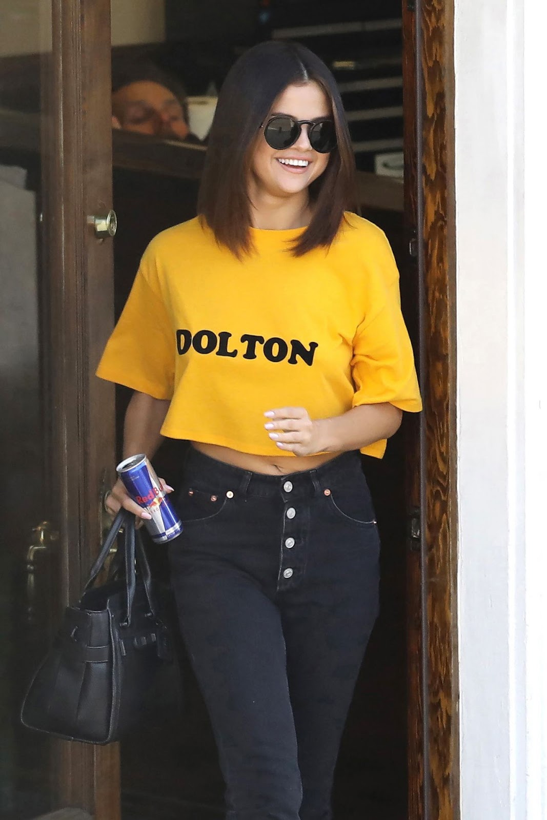 Selena Gomez Casual Chic Outfit – Leaving Shamrock Tattoo in Hollywood