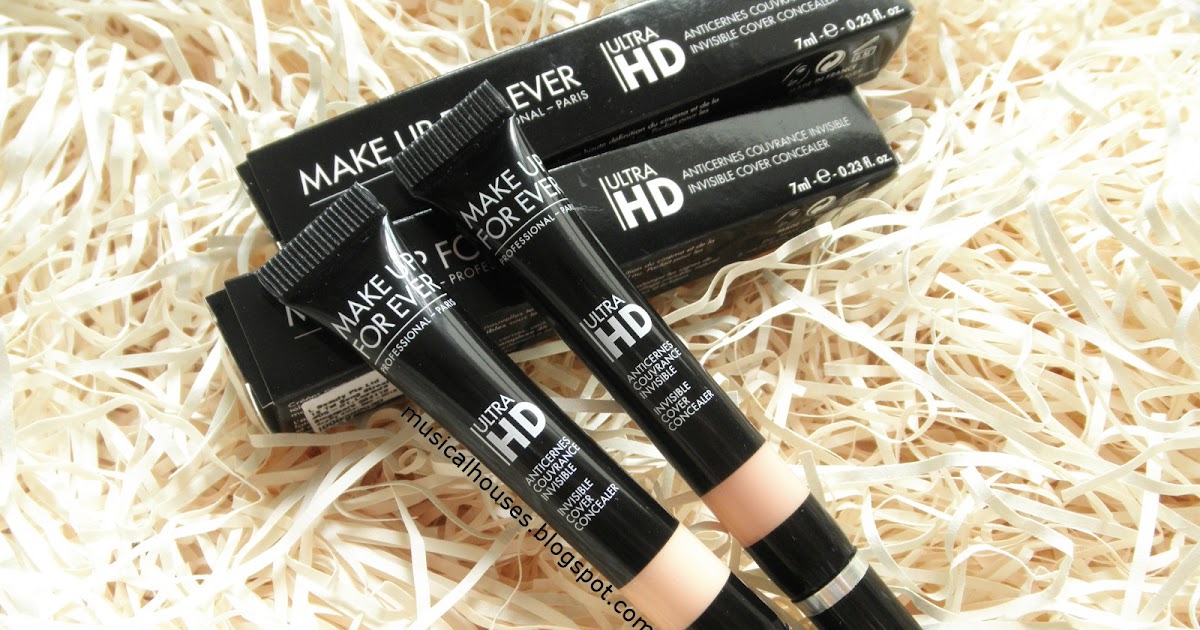 Make Up For Ever HD Invisible Cover Concealer Review and Swatches