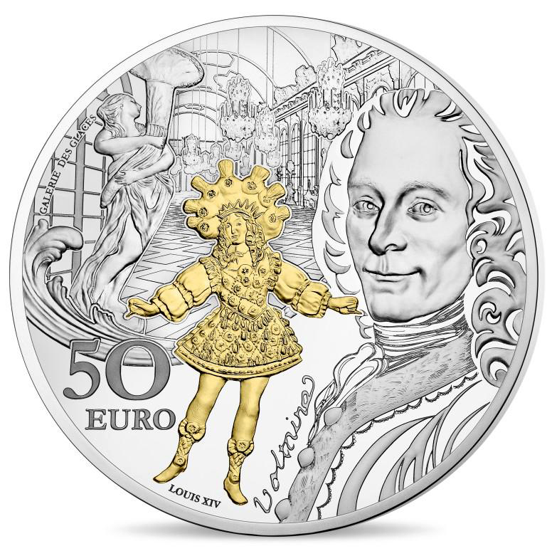 Pièce commémorative de 10 euro baroque et rococo, séries Europa