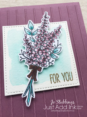 Jo's Stamping Spot - Just Add Ink Challenge #403 using Lots of Lavender by Stampin' Up!