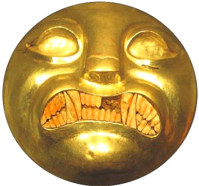 Mascarilla de oro Foto de la Mascarilla de oro de Lambayeque