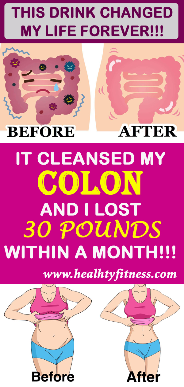 Cleanse your colon and lose 30 pounds within a month! world of health