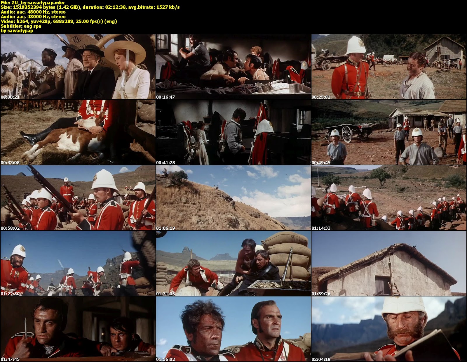 Zulu [1964][DVDrip][Cast-Inglés-Subt.]