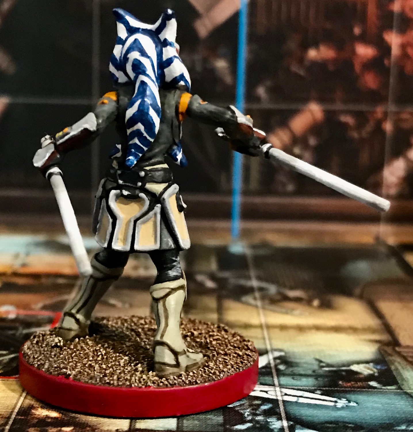 Wargaming with Barks Imperial Assault Ahsoka Tano and friends