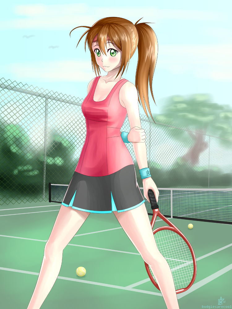 tennis skirt anime