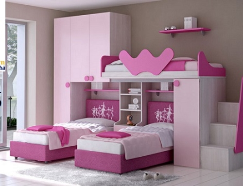 Bộ giường ngủ đôi cho bé