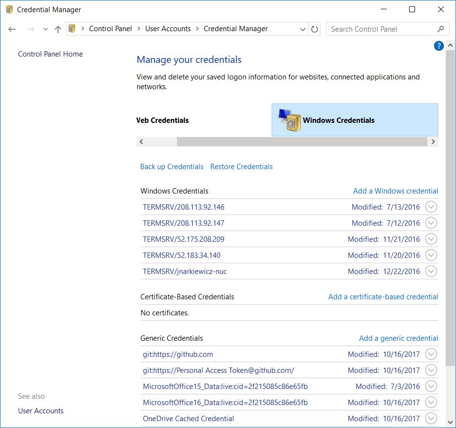 Jan David Narkiewicz (Developer) Windows 10 Logging out of the