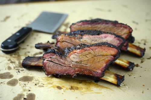 ceramic grill smoked beef ribs