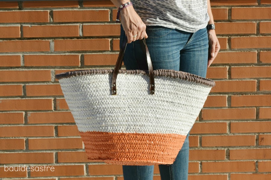 capazo de mimbre personalizado, baúl desastre