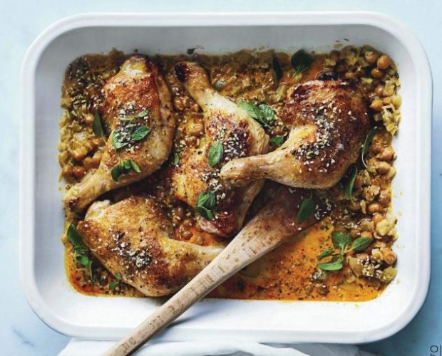 Smoked Paprika Chicken with Chickpeas