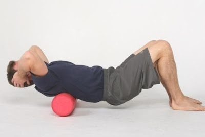 Froth Roller on Thoracic Spine health & fitness
