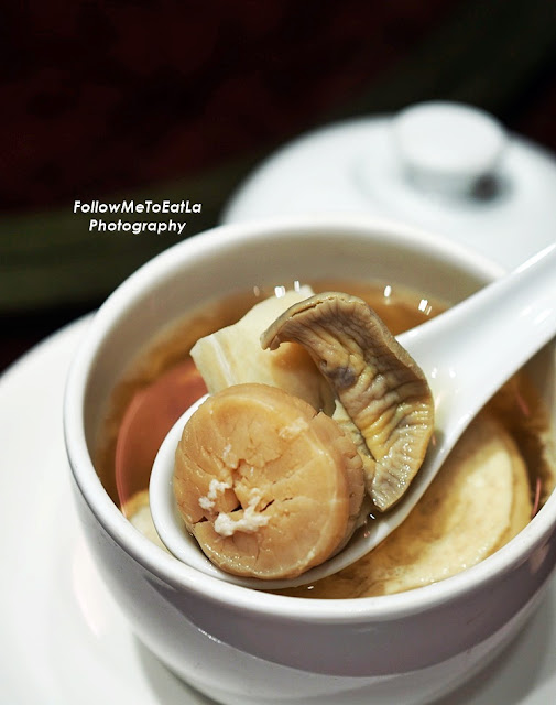 Double Boiled Dried Scallop Top Shell and Fish Maw Soup RM 55 Per Portion